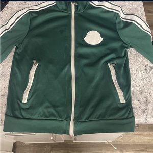 green moncler track fleece size medium
